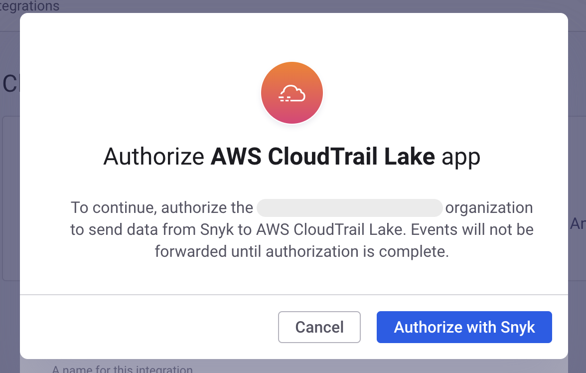 Snyk App authorization