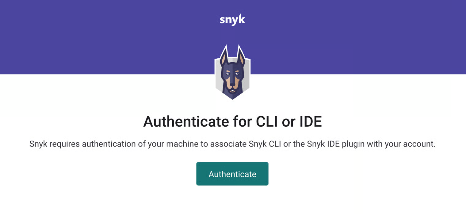 Authenticating the Eclipse plugin with a Snyk API token