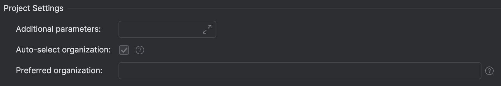 General settings, including the all issues and net new issues options