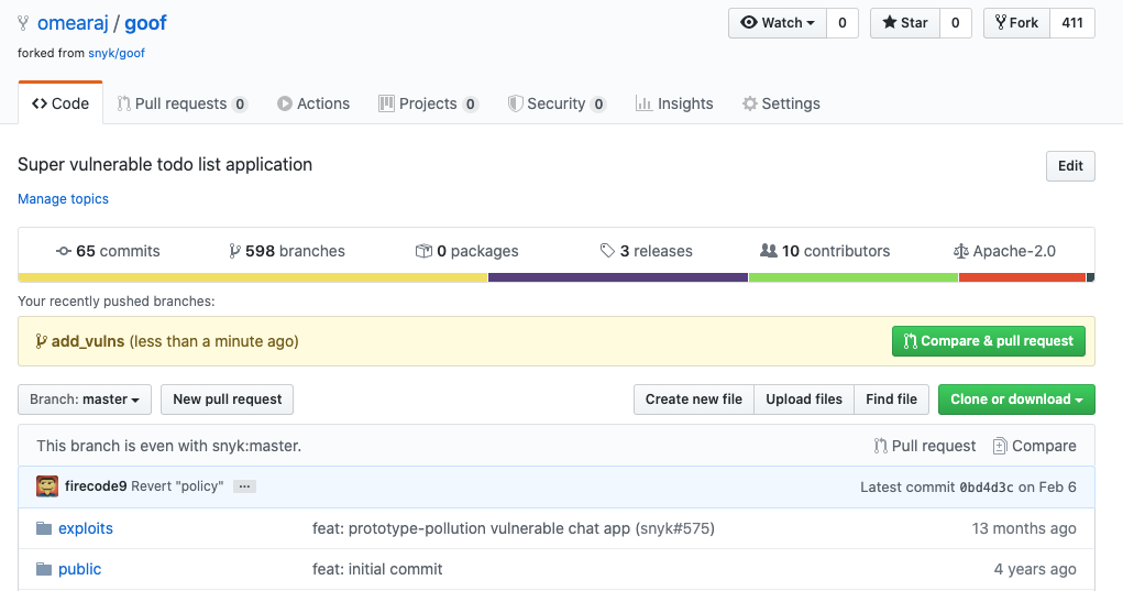 Pull request information in GitHub