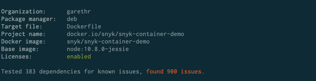 Total dependencies tested and issues fount