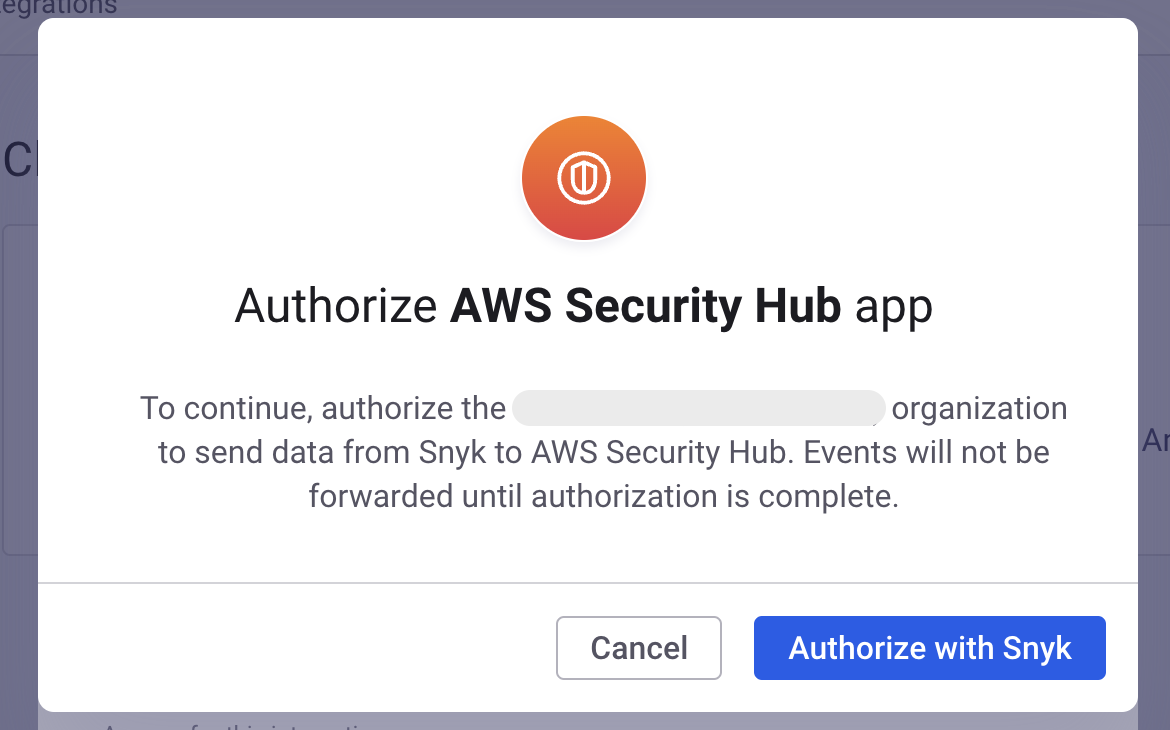 Snyk App authorization
